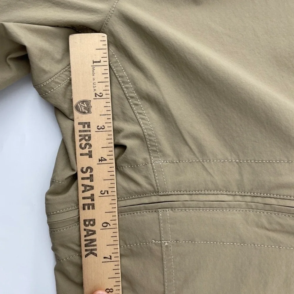 North Face Women's Convertible Pants Size 16 Beige‎ Hiking Drawstring Nylon